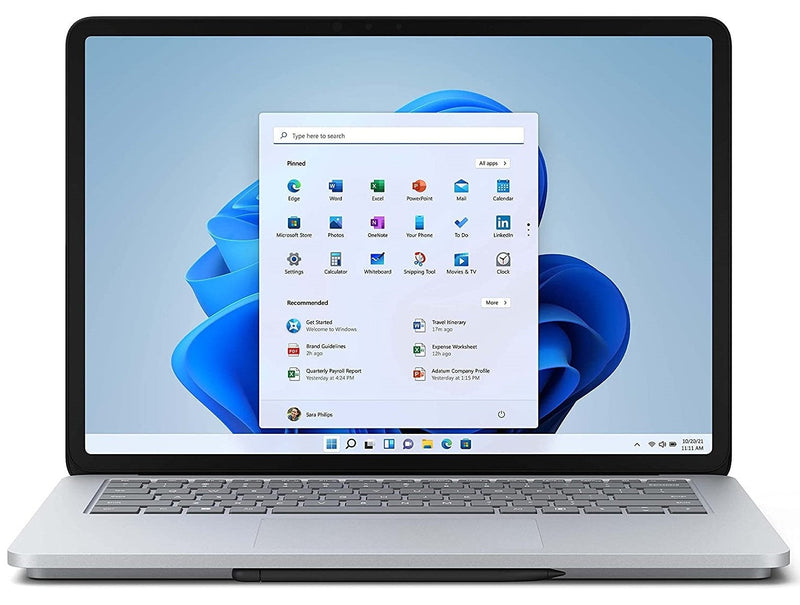 Microsoft Surface Laptop Studio, 14.4" Touchscreen, Intel Core i5-11300H, 16GB RAM, 256GB SSD, Intel Iris Xe Graphics