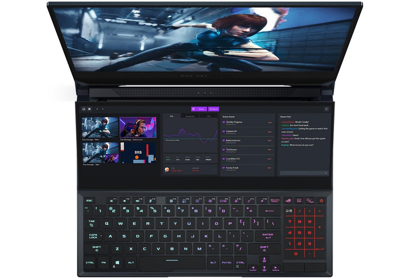 Asus ROG Zephyrus Duo 15 SE, 15.6" FHD 300Hz, AMD Ryzen 9 5980HS, 32GB RAM, 2TB (2x 1TB) SSD, NVIDIA GeForce RTX 3080